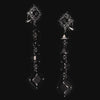 Black Diamond Tropical Drop Earrings