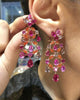 Ruby Chandelier Earrings