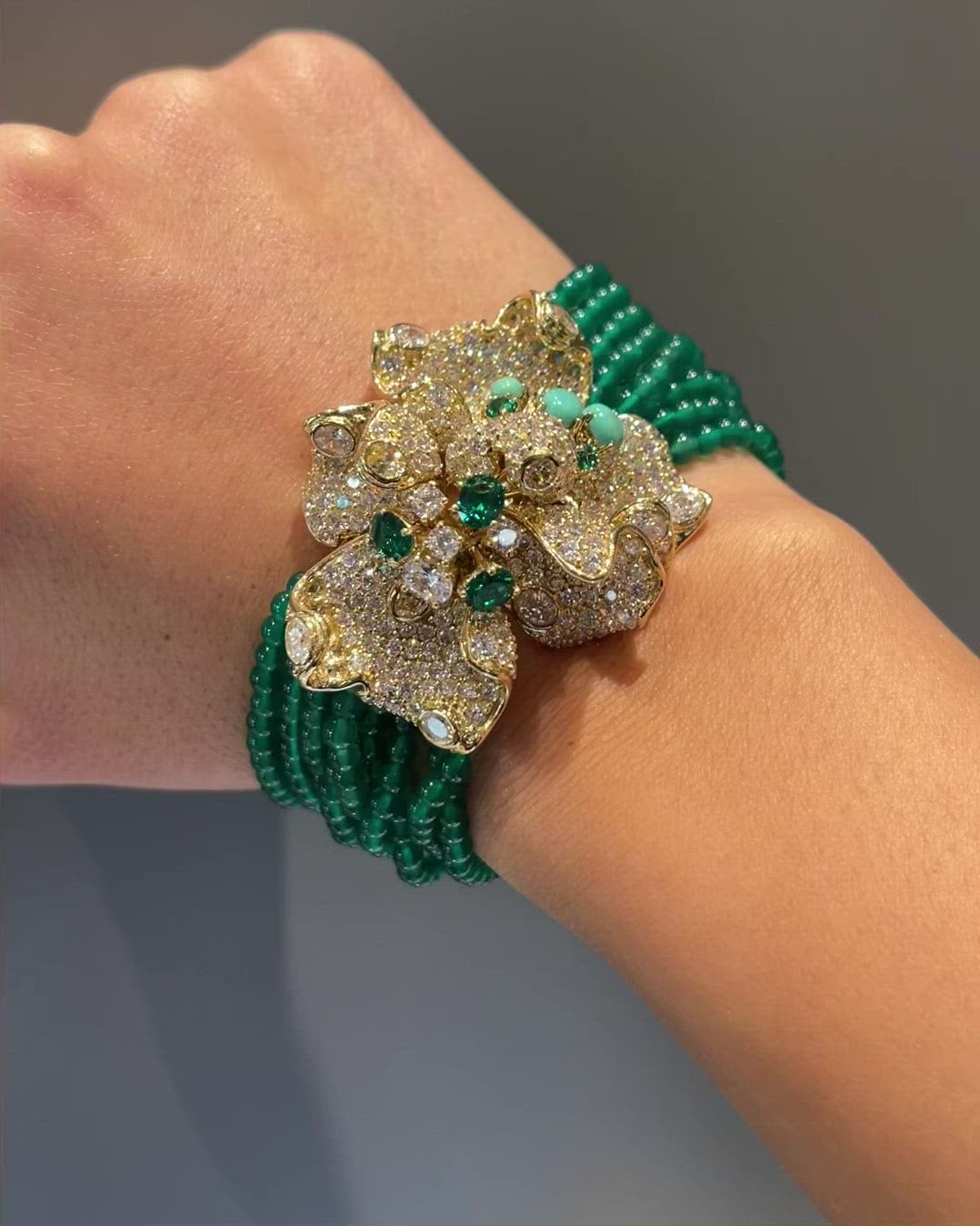 Emerald Bloomingdale Bracelet