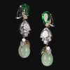 Emerald Diamond Jade Berry Earrings