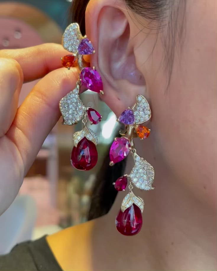 Ruby Galatea Earrings