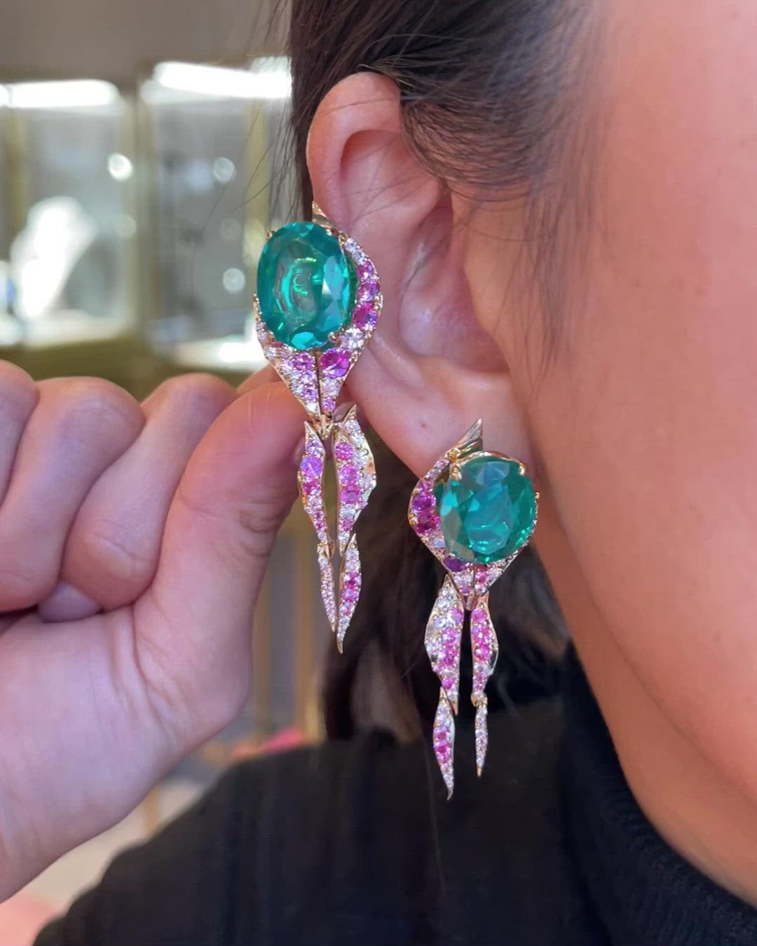 Paraiba Fin Earrings