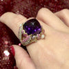 Amethyst Sugarloaf Berry Ring