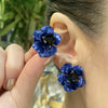 Midnight Rose Studs