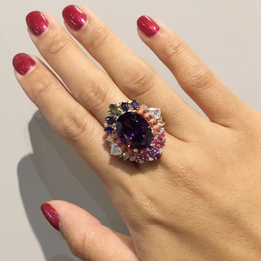 Violet Mirage Ring