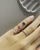 Mini Pink Sapphire Heart Ring