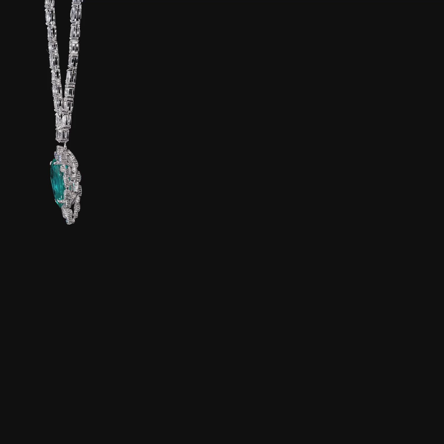 Paraiba Spectra Pendant Necklace