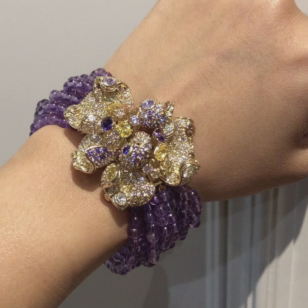 Amethyst Bloomingdale Bracelet