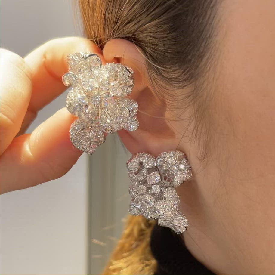 Diamond Bloomingdale Earrings