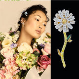 White Mini Blossom Diamond Earrings – Anabela Chan Joaillerie
