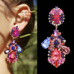 Violet Opal Nereides Earrings, Earring, Anabela Chan Joaillerie - Fine jewelry with laboratory grown and created gemstones hand-crafted in the United Kingdom. Anabela Chan Joaillerie is the first fine jewellery brand in the world to champion laboratory-grown and created gemstones with high jewellery design, artisanal craftsmanship and a focus on ethical and sustainable innovations.