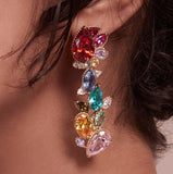 Garden Of Eden Earrings, Earring, Anabela Chan Joaillerie - Fine jewelry with laboratory grown and created gemstones hand-crafted in the United Kingdom. Anabela Chan Joaillerie is the first fine jewellery brand in the world to champion laboratory-grown and created gemstones with high jewellery design, artisanal craftsmanship and a focus on ethical and sustainable innovations.