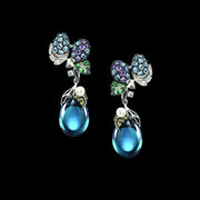 Blueberry Drop Earrings